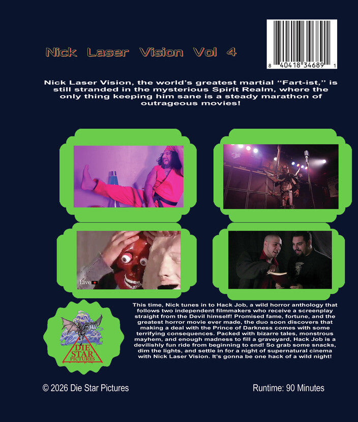 Nick Laser's Laser Vision! Vol. 4 [Blu-ray] - Back Panel - 