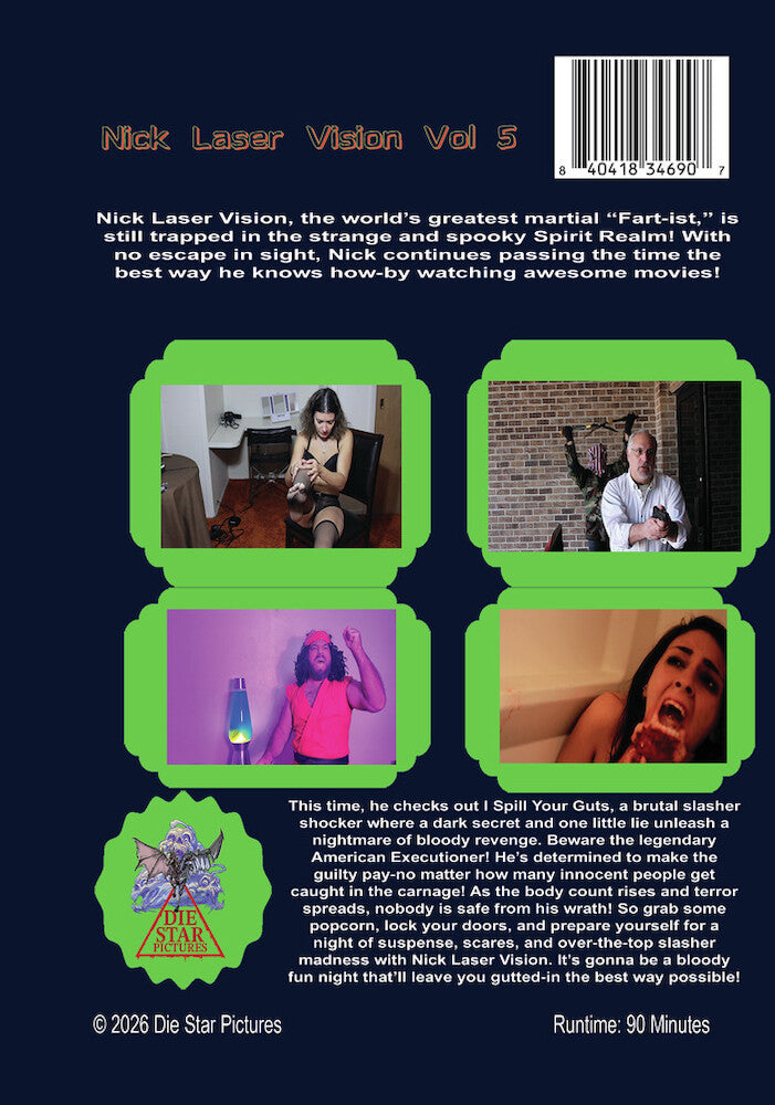 Nick Laser's Laser Vision! Vol. 5 - Back Panel - 