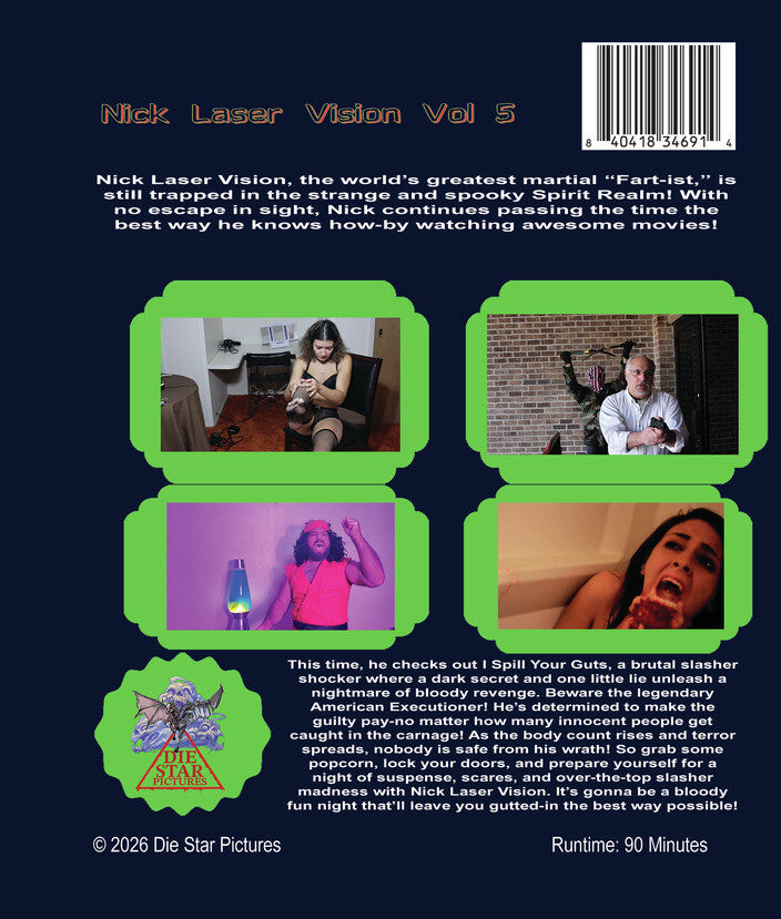 Nick Laser's Laser Vision! Vol. 5 [Blu-ray] - Back Panel - 
