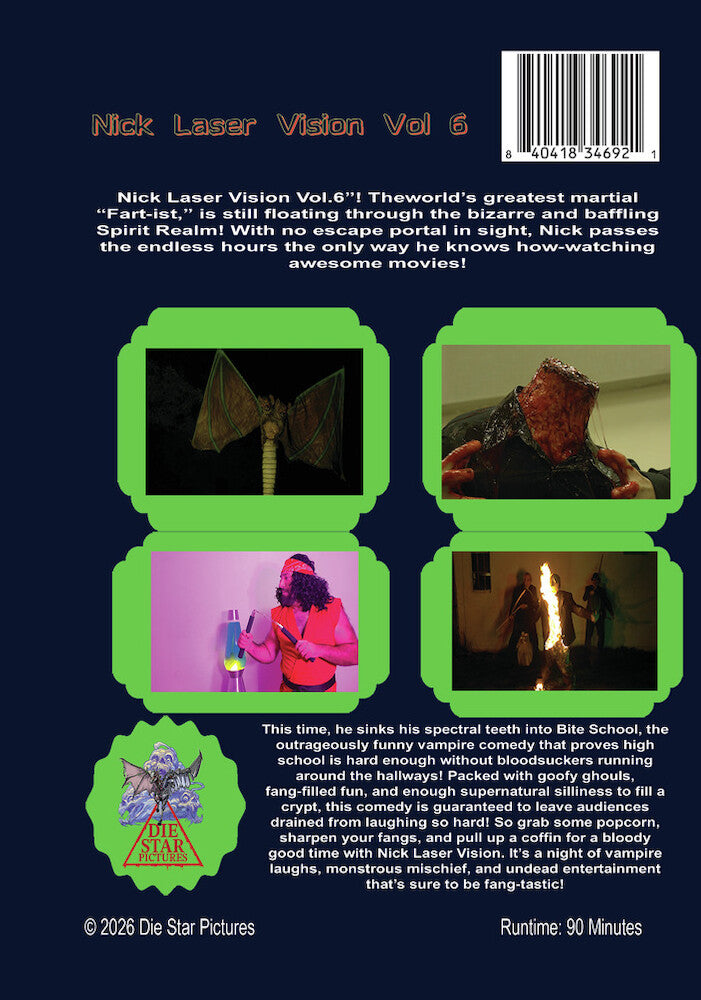 Nick Laser's Laser Vision! Vol. 6 - Back Panel - 
