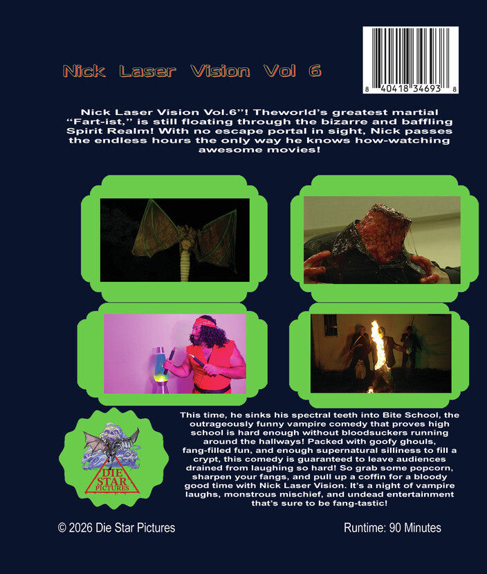 Nick Laser's Laser Vision! Vol. 6 [Blu-ray] - Back Panel - 