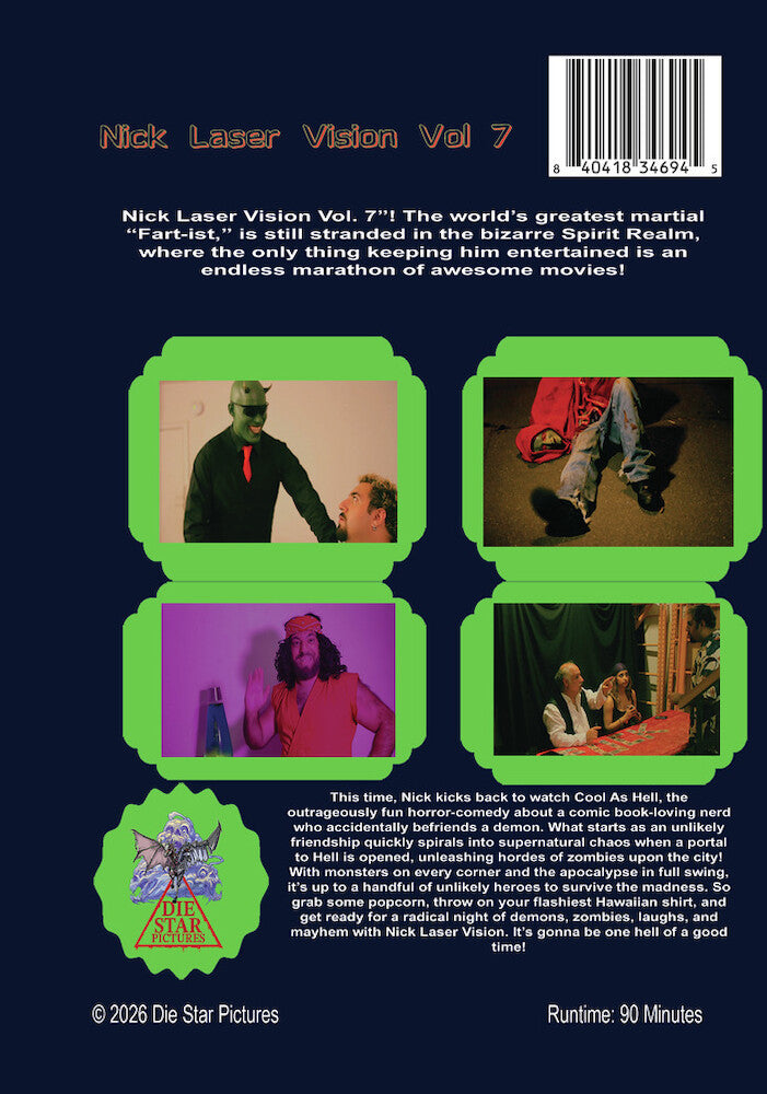 Nick Laser's Laser Vision! Vol. 7 - Back Panel - 