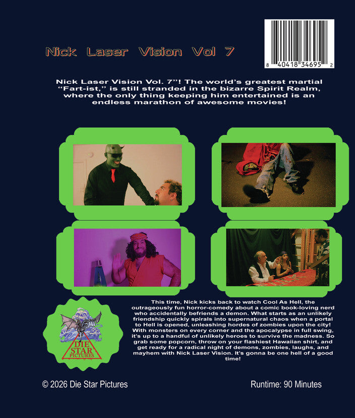 Nick Laser's Laser Vision! Vol. 7 [Blu-ray] - Back Panel - 