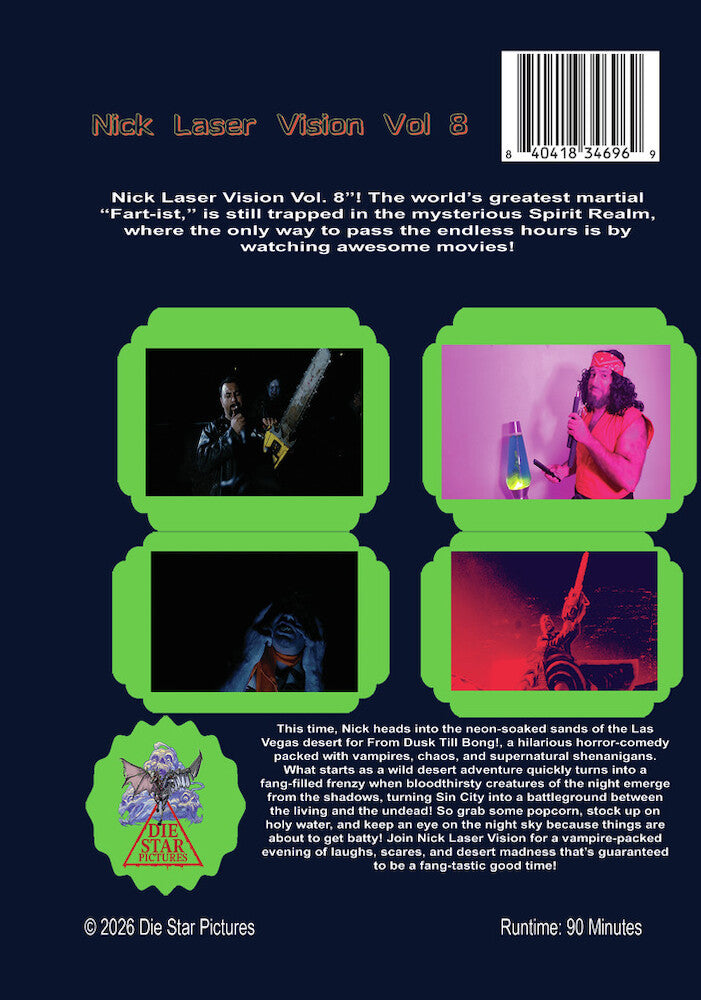 Nick Laser's Laser Vision! Vol. 8 - Back Panel - 