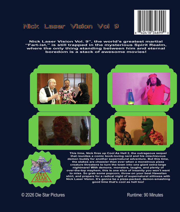 Nick Laser's Laser Vision! Vol. 9 [Blu-ray] - Back Panel - 