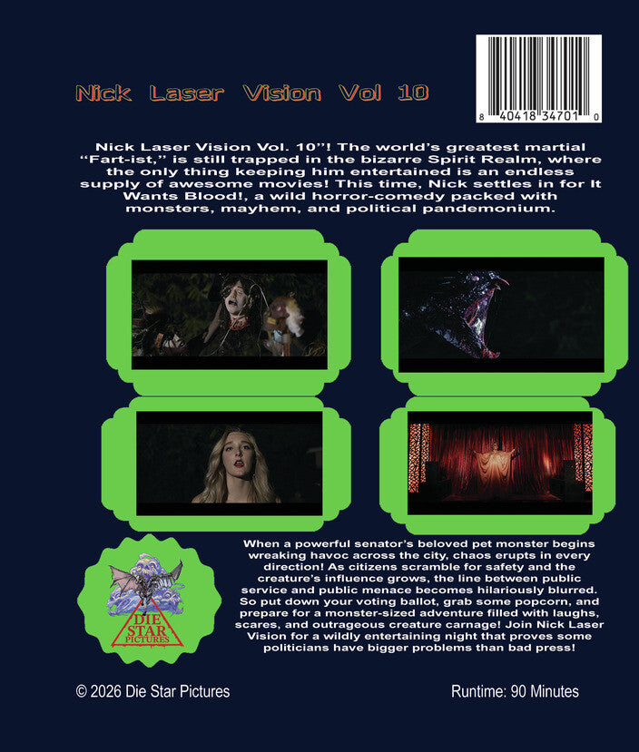 Nick Laser's Laser Vision! Vol. 10 [Blu-ray] - Back Panel - 