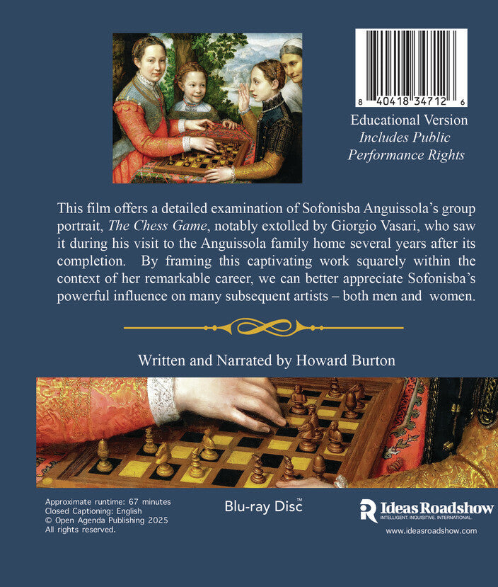 Sofonisba's Chess Game [Blu-ray] (Educational Version - Includes Public Performance Rights) - Back Panel - 