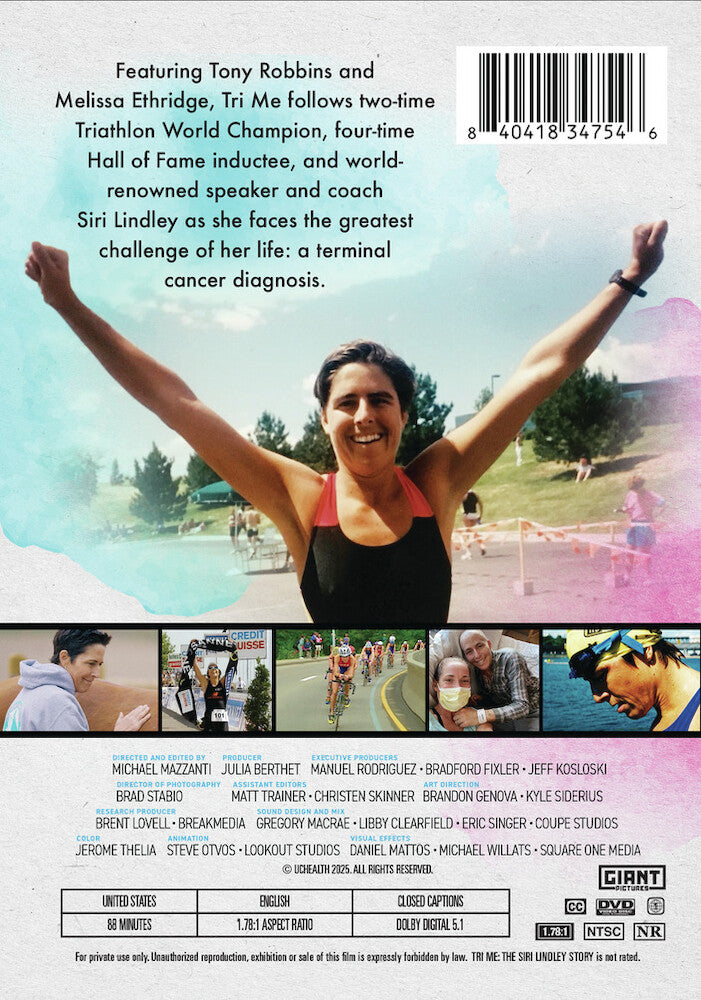 Tri Me: The Siri Lindley Story - Back Panel - 