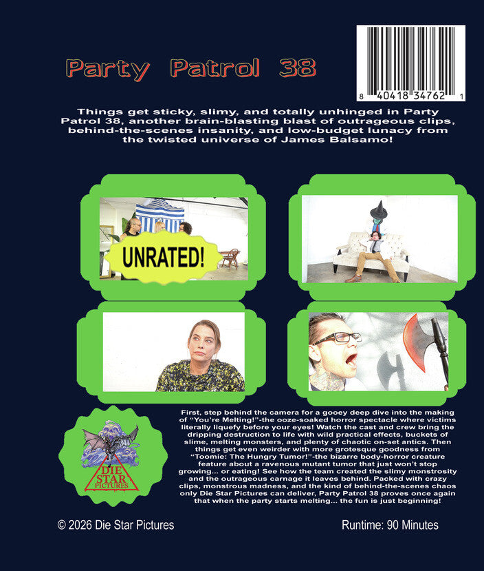 Party Patrol 38 [Blu-ray] - Back Panel - 