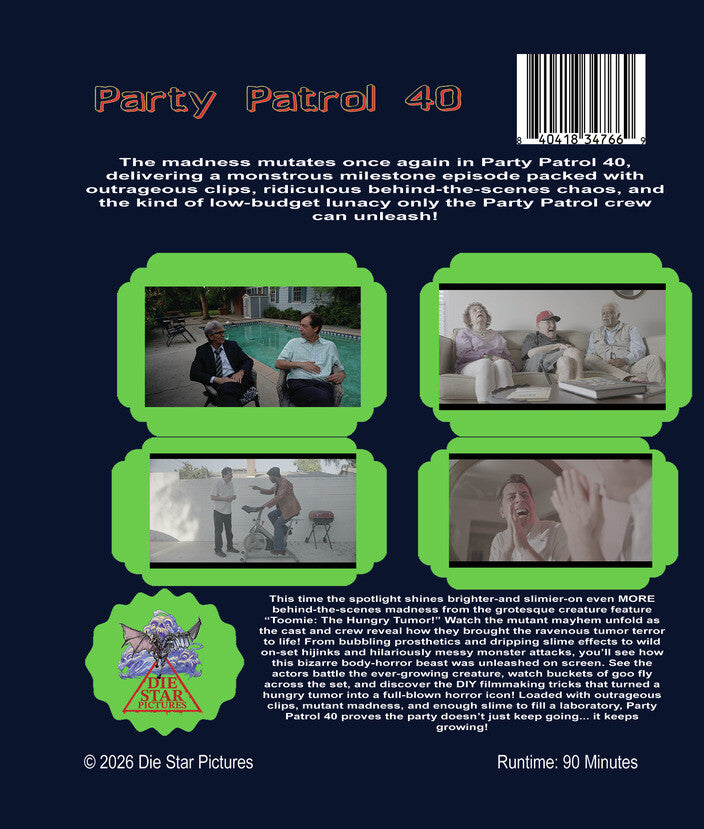 Party Patrol 40 [Blu-ray] - Back Panel - 