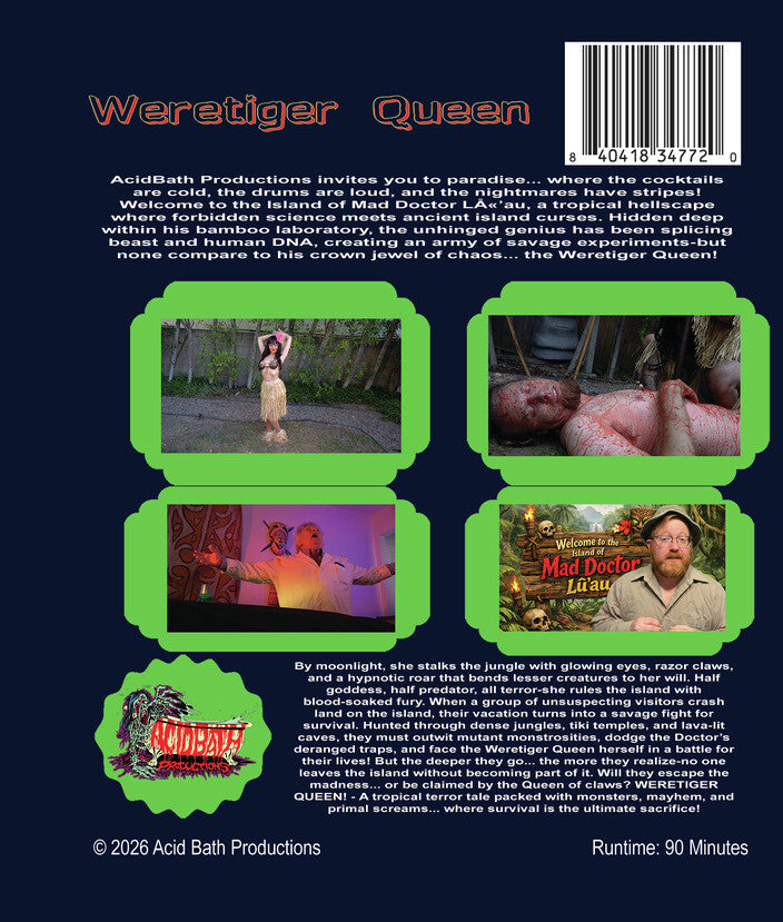 Weretiger Queen - Back Panel - 