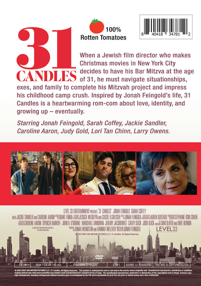 31 Candles - Back Panel - 