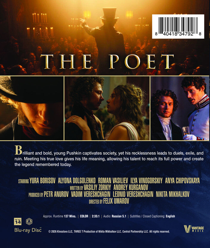 The Poet [Blu-ray] - Back Panel - 