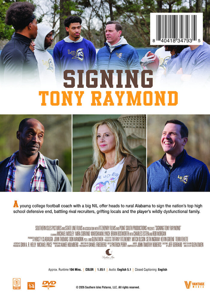 Signing Tony Raymond - Back Panel - 