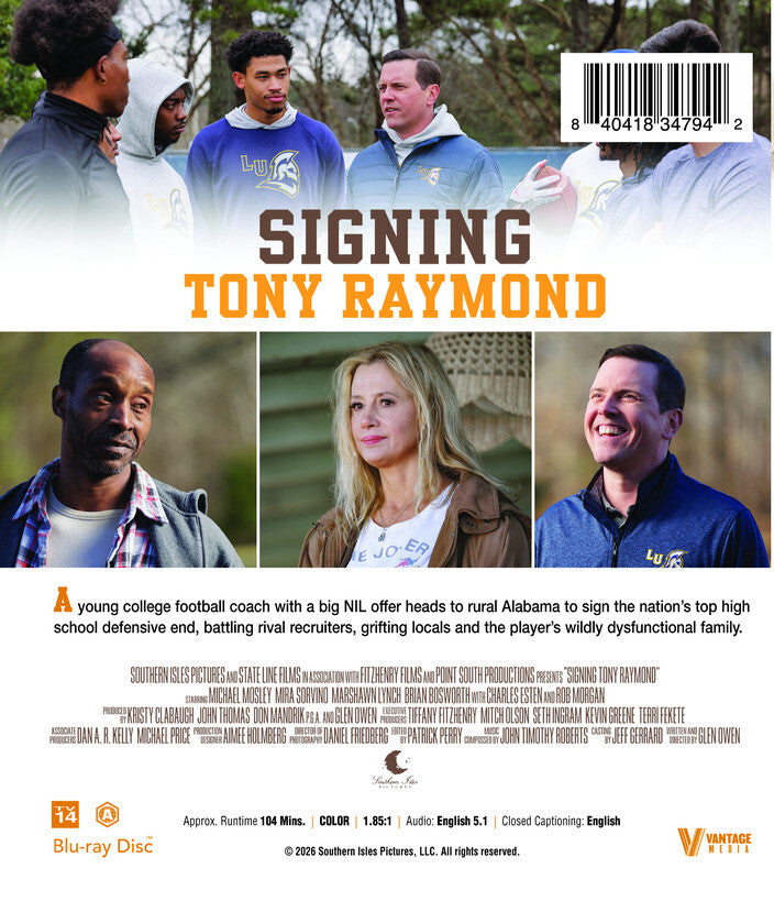 Signing Tony Raymond [Blu-ray] - Back Panel - 
