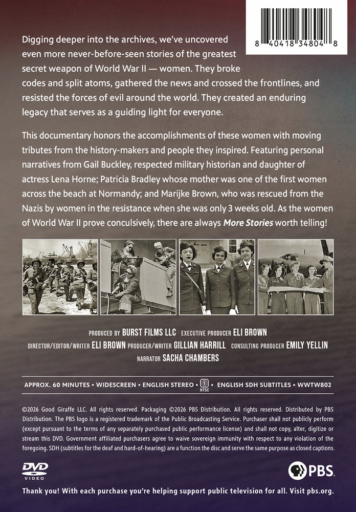 Women of World War II: More Untold Stories - Back Panel - 