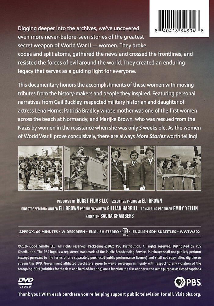 Women of World War II: More Untold Stories - Back Panel - 