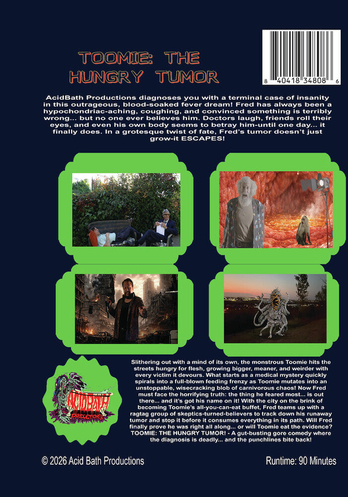 Toomie: The Hungry Tumor - Back Panel - 