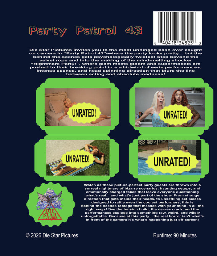 Party Patrol 43 [Blu-ray] - Back Panel - 