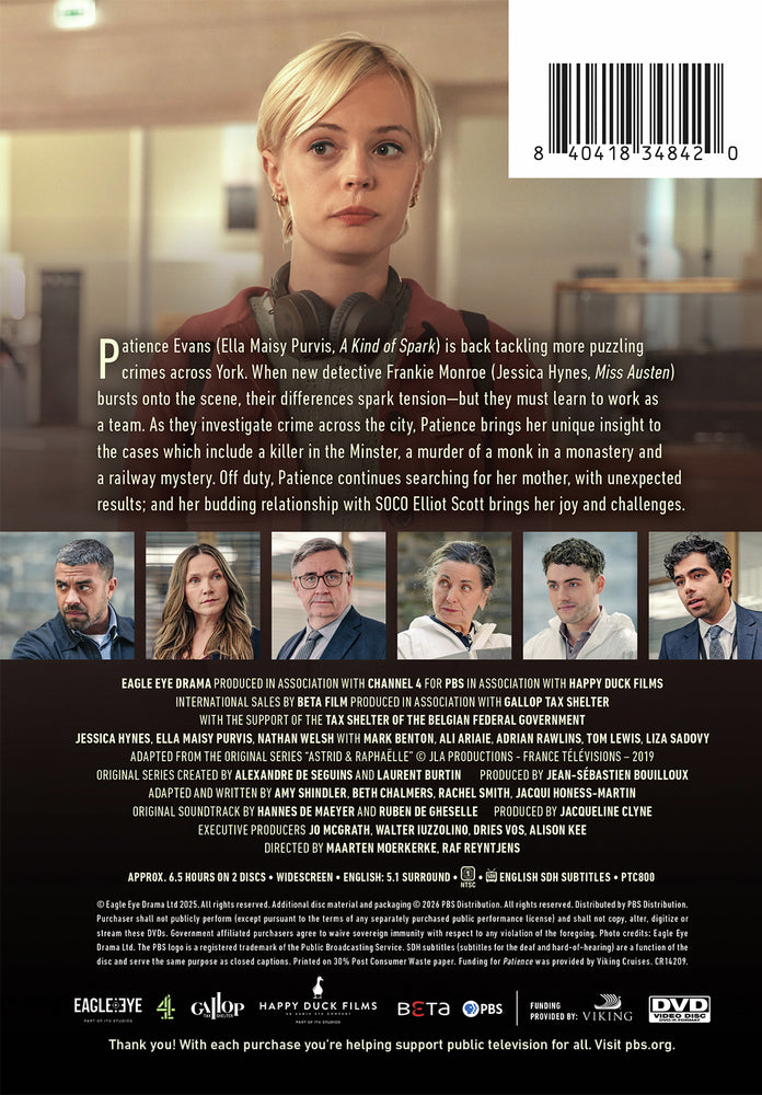 Patience, Season 2 - Back Panel - 