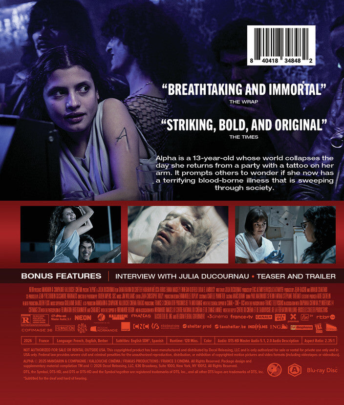 Alpha [Blu-Ray] - Back Panel - 