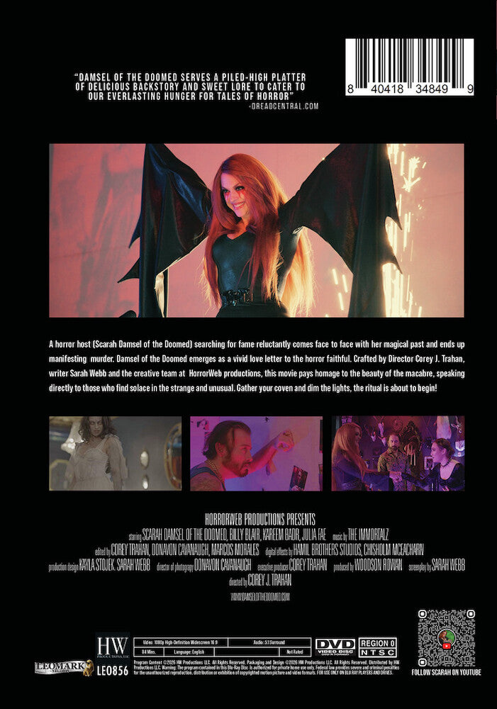 Damsel of the Doomed - Back Panel - 