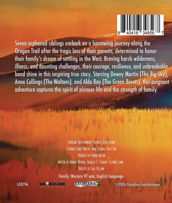 Seven Alone [Blu-Ray] - Back Panel - 