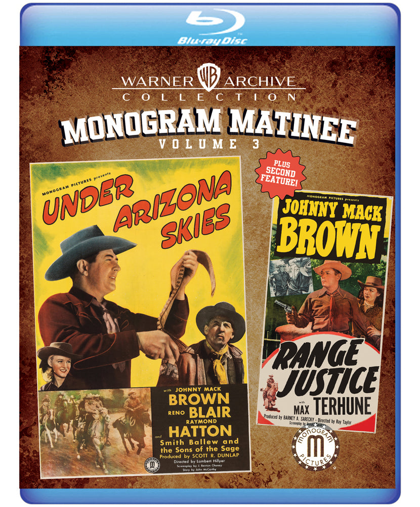 Monogram Matinee Vol. 3 - Under Arizona Skies and Range Justice [Blu-ray] - 