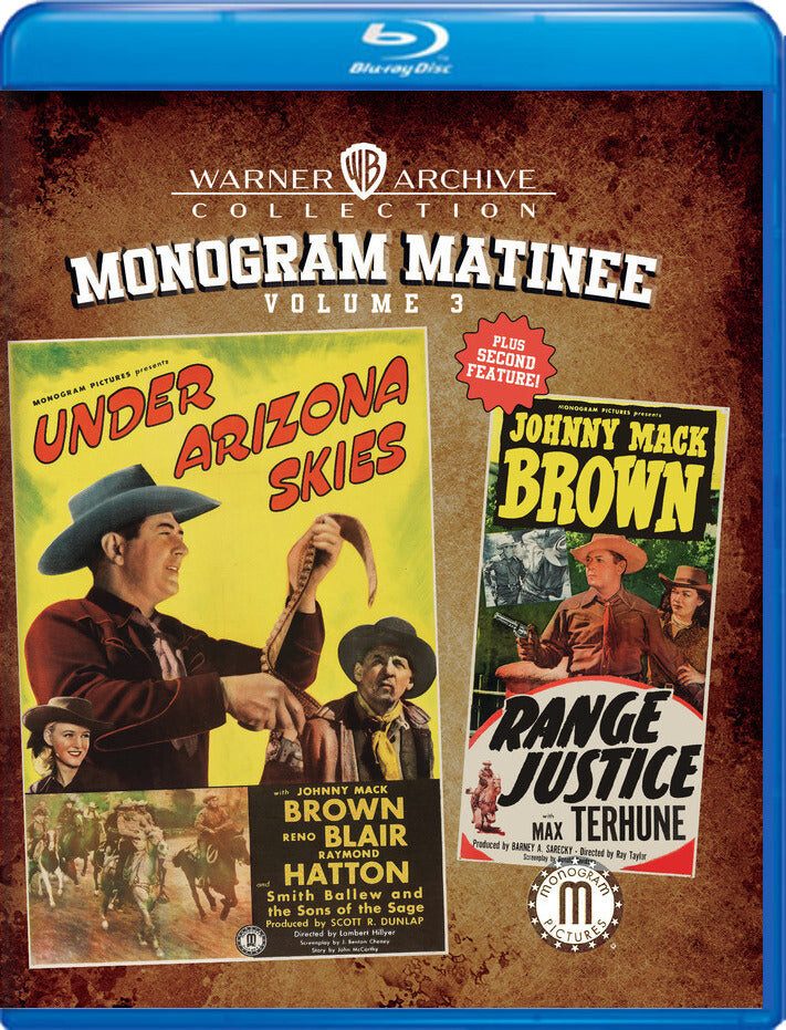 Monogram Matinee Vol. 3 - Under Arizona Skies and Range Justice [Blu-ray] - 