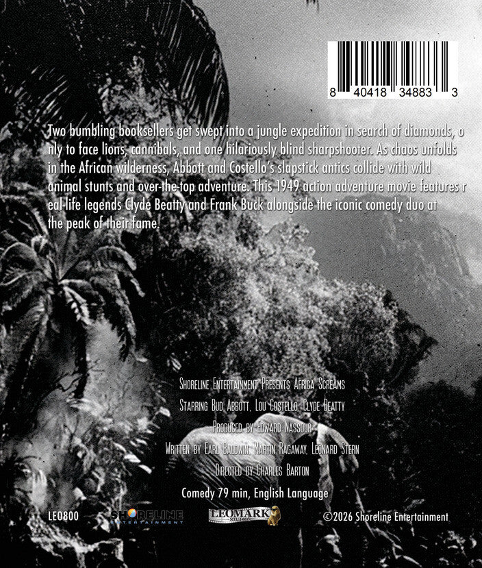 Africa Screams [Blu-Ray] - Back Panel - 
