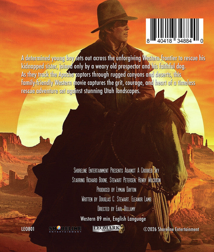 Against a Crooked Sky [Blu-Ray] - Back Panel - 