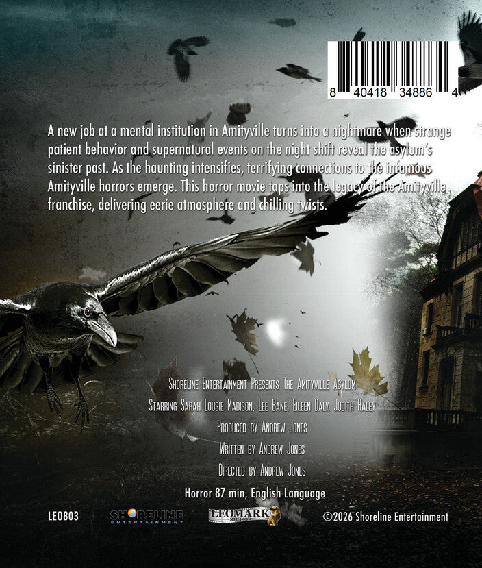 The Amityville Asylum [Blu-Ray] - Back Panel - 