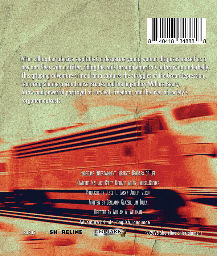 Beggars of Life [Blu-Ray] - Back Panel - 