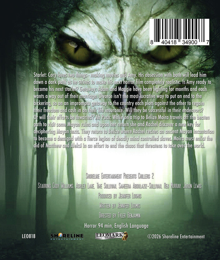Chillers 2 [Blu-Ray] - Back Panel - 