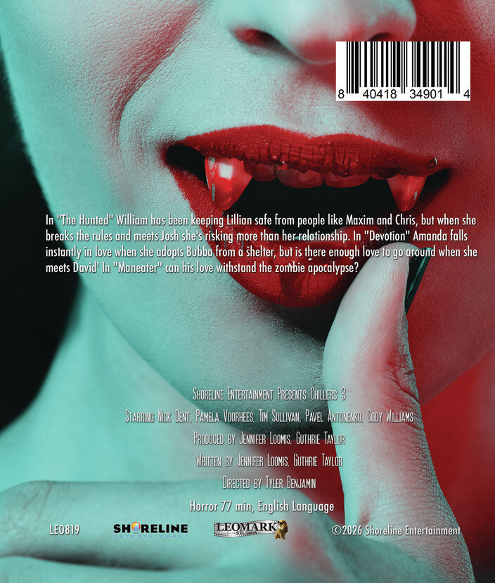 Chillers 3 [Blu-Ray] - Back Panel - 