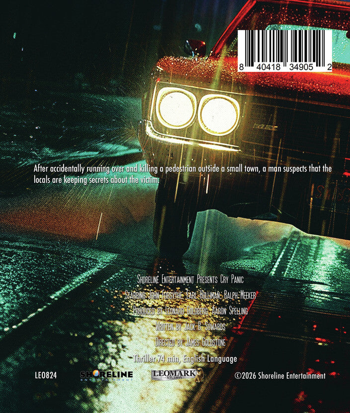 Cry Panic [Blu-ray] - Back Panel - 