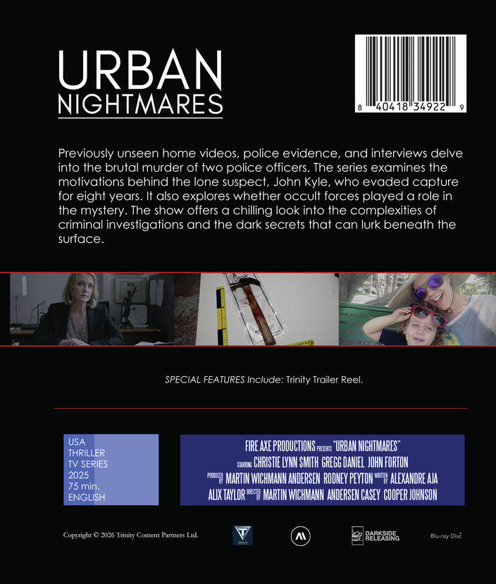 Urban Nightmares [Blu-ray] - Back Panel - 