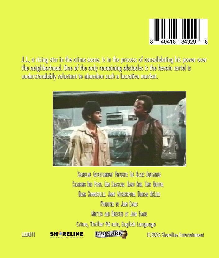 The Black Godfather [Blu-ray] - Back Panel - 
