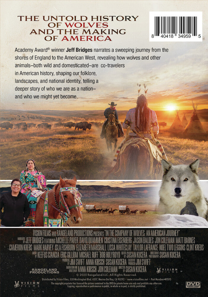 In The Company Of Wolves: An American Journey - Back Panel - 
