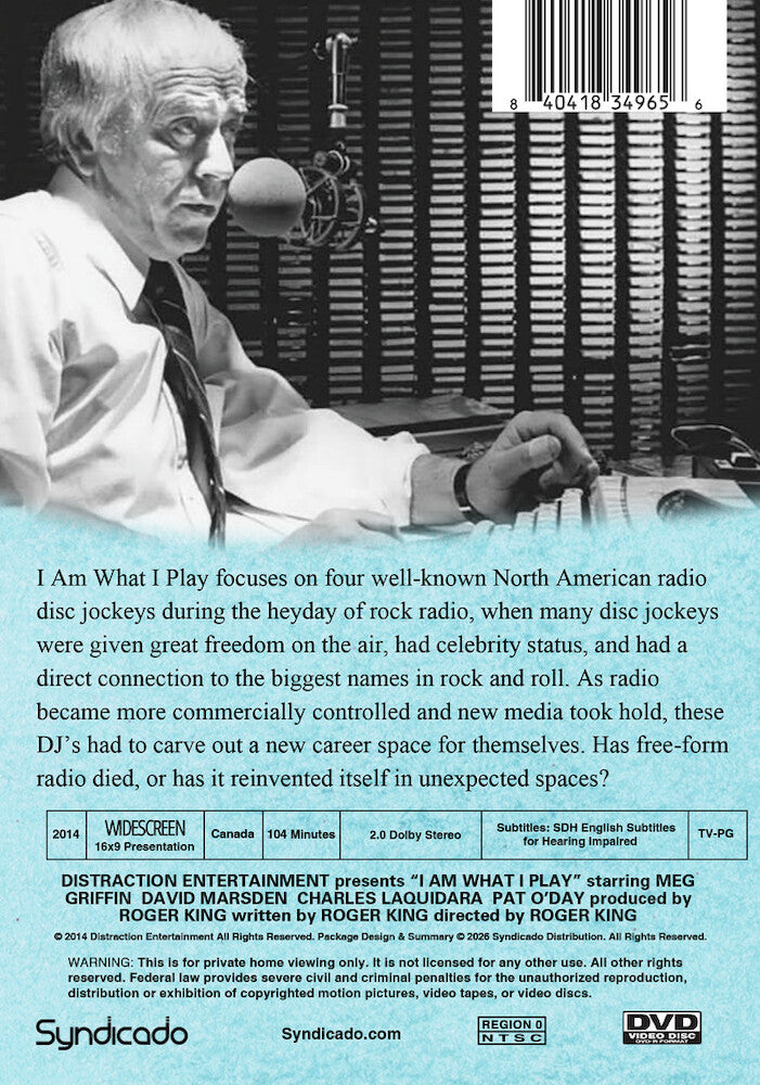 I Am What I Play - Back Panel - 