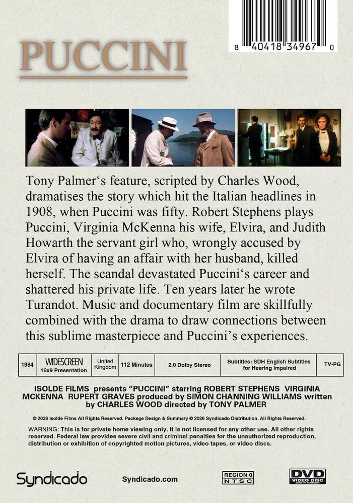 Puccini - Back Panel - 