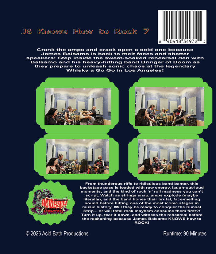 James Balsamo Knows How to Rock 7 - Back Panel - 