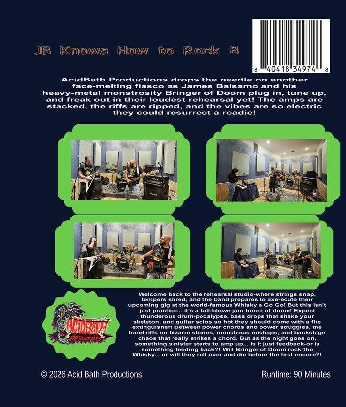 James Balsamo Knows How to Rock 8 - Back Panel - 
