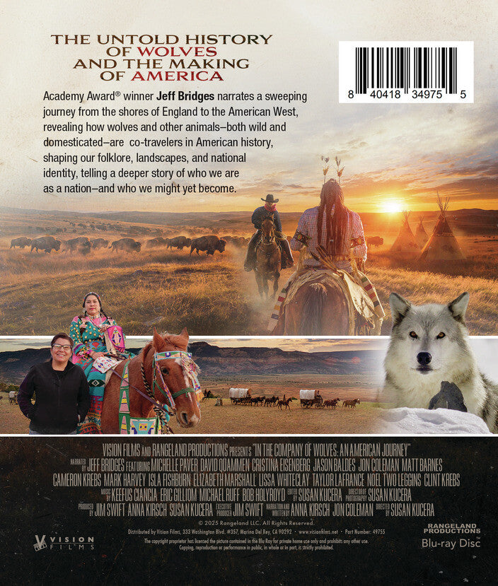 In The Company Of Wolves: An American Journey [Blu-ray] - Back Panel - 