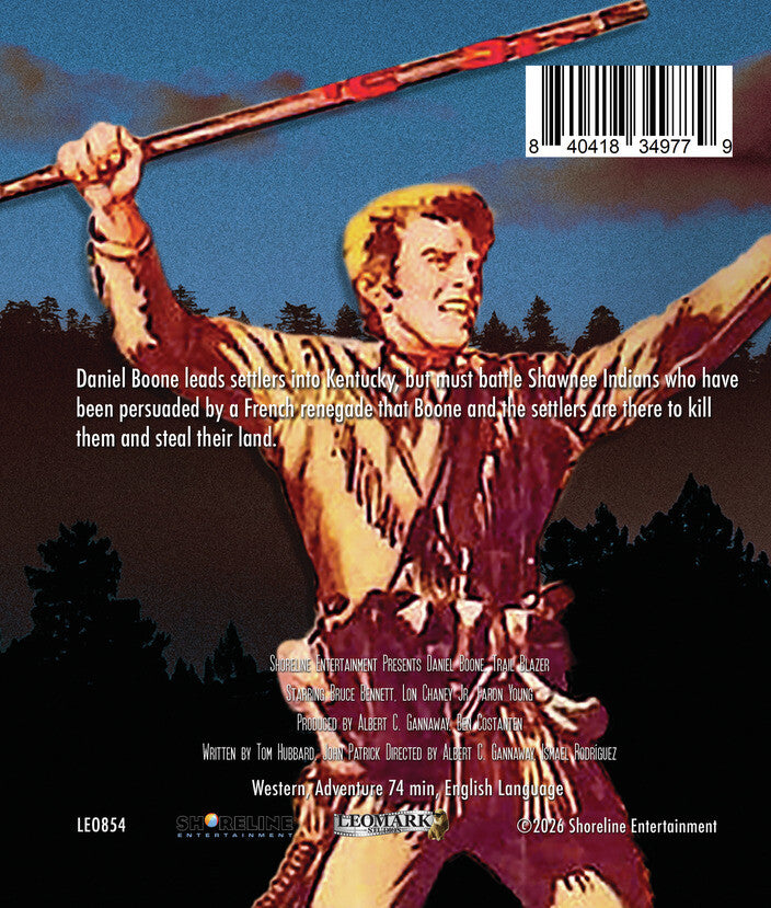 Daniel Boone Trail Blazer [Blu-ray] - Back Panel - 