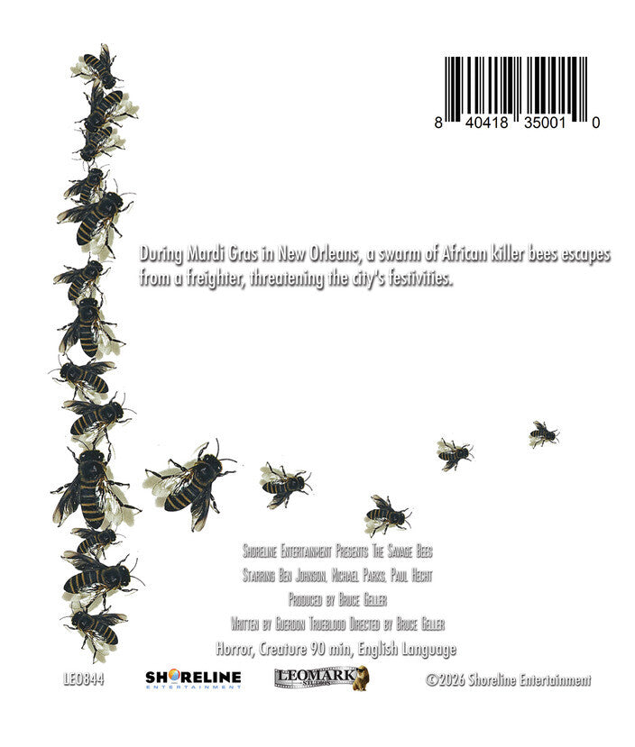 The Savage Bees [Blu-ray] - Back Panel - 