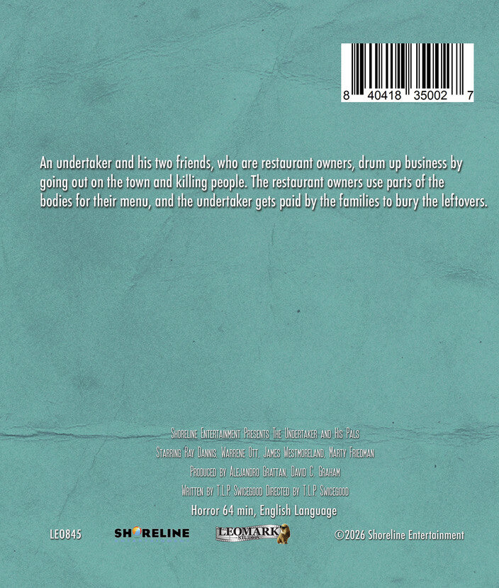 The Undertaker and His Pals [Blu-ray] - Back Panel - 