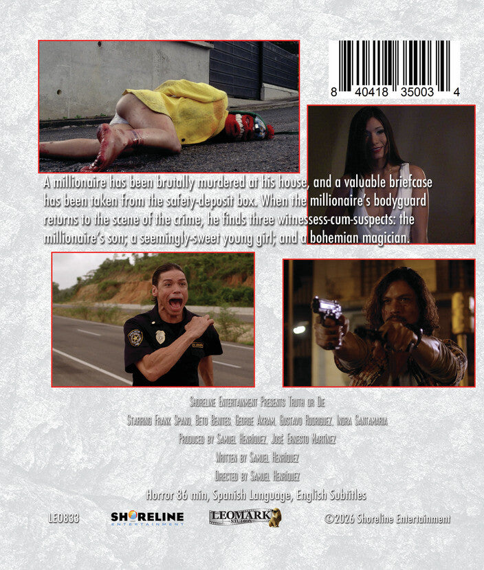 Truth or Die [Blu-ray] - Back Panel - 