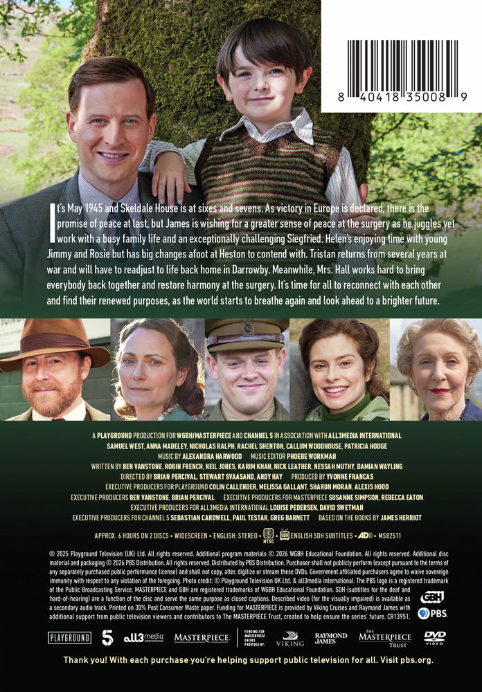Masterpiece: All Creatures Great and Small Season 6 - Back Panel - 