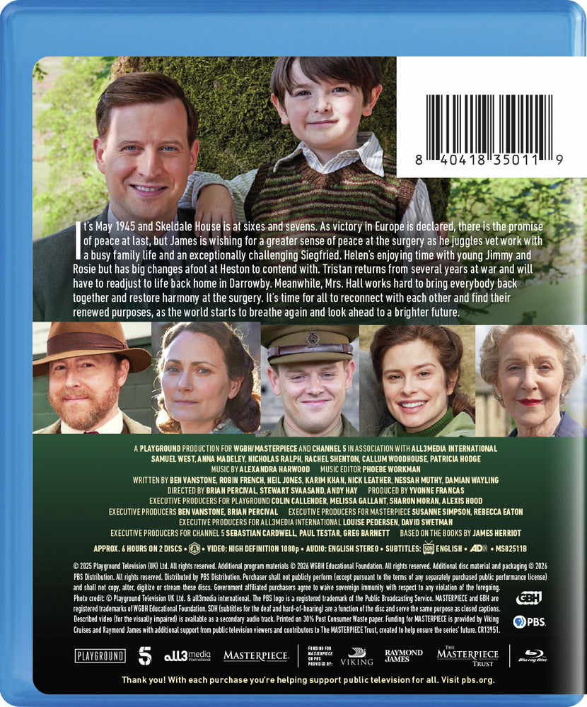 Masterpiece: All Creatures Great and Small Season 6 - Back Panel - 